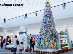 The Pokémon Company célèbre les fêtes de fin d'année avec un arbre de Noël de 16 pieds composé de peluches.